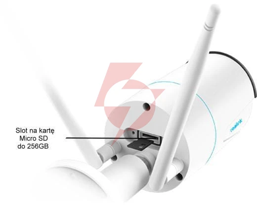 Kamera ip wifi reolink w320 5mpix wi-fi p2p biała