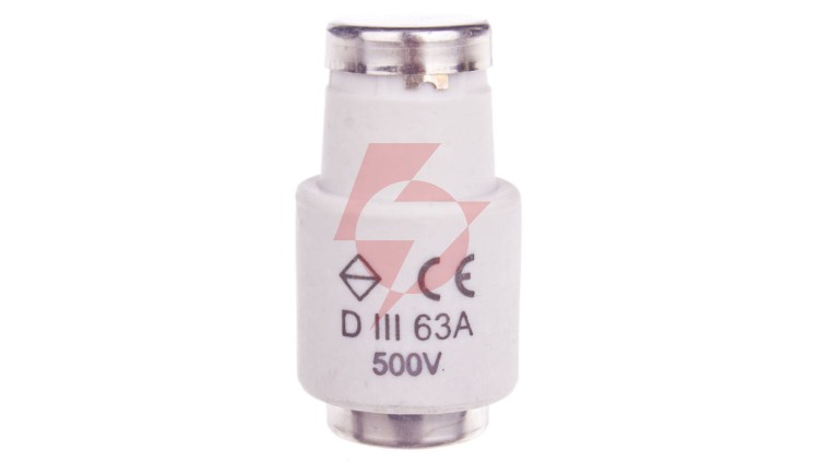 Wkładka bezpiecznikowa BiWts 63A DIII gF 500V LE33F63
