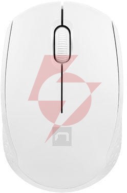 Mysz natec stork bezprzewodowa 1600dpi biała optyczna usb