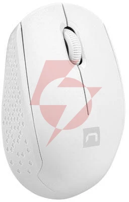 Mysz natec stork bezprzewodowa 1600dpi biała optyczna usb