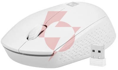 Mysz natec stork bezprzewodowa 1600dpi biała optyczna usb
