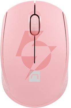 Mysz natec stork bezprzewodowa 1600dpi różowa optyczna usb