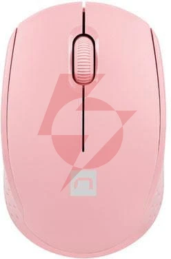 Mysz natec stork bezprzewodowa 1600dpi różowa optyczna usb