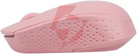 Mysz natec stork bezprzewodowa 1600dpi różowa optyczna usb