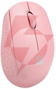 Mysz natec stork bezprzewodowa 1600dpi różowa optyczna usb