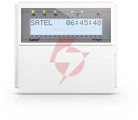 Satel manipulator lcd (białe podświetlenie) int-klcd-w