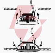 Głośnik sufitowy hqm-so1016 10w 100v biały
