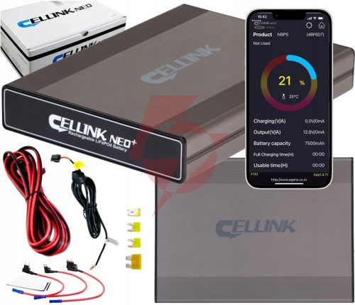 Powerbank do kamer samochodowych cellink neo8+s