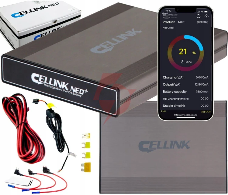 Powerbank do kamer samochodowych cellink neo8+s