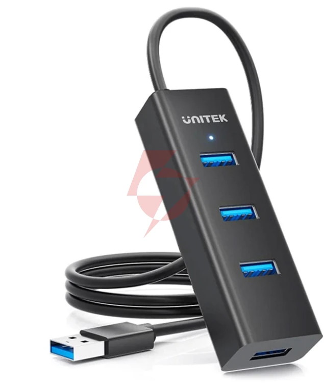Hub usb unitek usb-a 5gbps, 4x usb-a | aktywny,