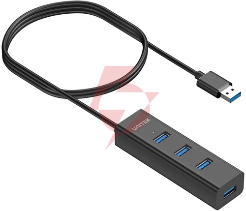 Hub usb unitek usb-a 5gbps, 4x usb-a | aktywny,
