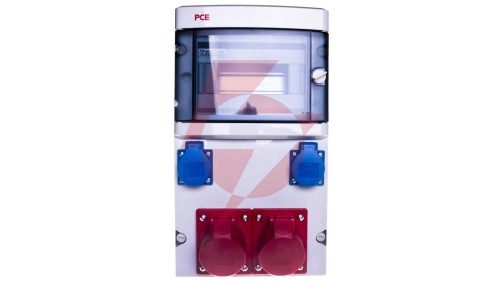 Rozdzielnica stacjonarna STAR 2x16A/5P 2xGS bez zabezpieczeń IP44 9016840W