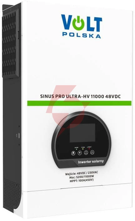 Przetwornica inwerter solarny volt polska sinuspro ultra-hv 11000 48v/230v 5200/11000w 100a mppt (45