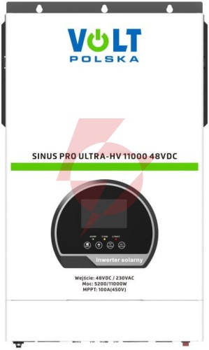 Przetwornica inwerter solarny volt polska sinuspro ultra-hv 11000 48v/230v 5200/11000w 100a mppt (45