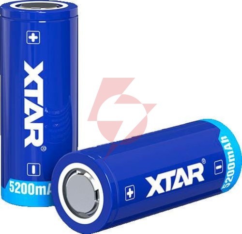 Akumulator 26650 li-ion 3,7v xtar 5200mah (1 szt.) z zabezpieczeniem