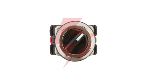 Przełącznik 2 położeniowy pokrętło 30mm czarny 1Z 1R bez samopowrotu W0-NEF30-TPA XY S