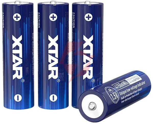 Akumulatorki r06 / aa 1,5v xtar 2500mah (box 4 szt.) z zabezpieczeniem
