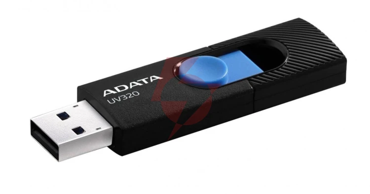 Adata pendrive uv320 64gb usb 3.2 gen1 czarno-niebieski