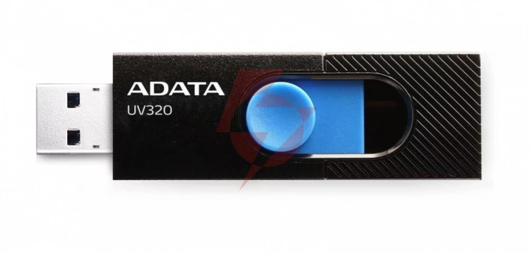 Adata pendrive uv320 64gb usb 3.2 gen1 czarno-niebieski