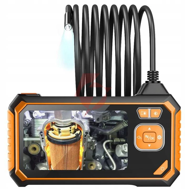 Kamera inspekcyjna duo endoskop dwie kamery 5m 7led 2x full hd lcd 5.5mm
