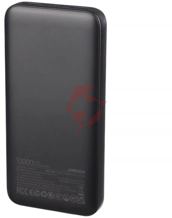 Powerbank joyroom jr-pbf12 10000mah 12w 2.4a 1x usb-c 2x usb-a czarny