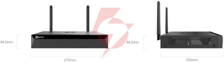 Rejestrator ip ezviz x5s-8w