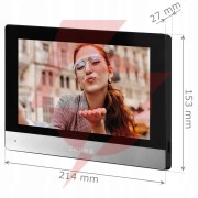 Wideoodomofon 2 żyłowy orno or-vid-ma-1080/b 