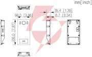 Panel bramowy dahua vto6222e-p
