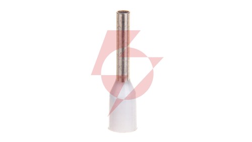 Końcówka tulejkowa izolowana TI 0,75mm2/8mm biała cynowana TI0,75L8DE /100szt./