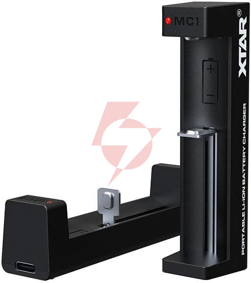 Ładowarka do akumulatorów cylindrycznych li-ion xtar mc1 usb-c