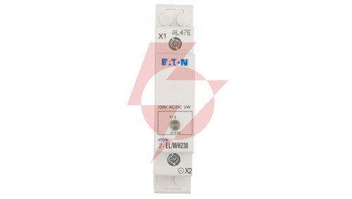 Lampka modułowa 1-fazowa biała 110-240V AC/DC Z-EL/WH230 107494