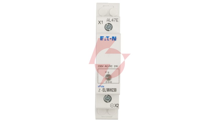 Lampka modułowa 1-fazowa biała 110-240V AC/DC Z-EL/WH230 107494