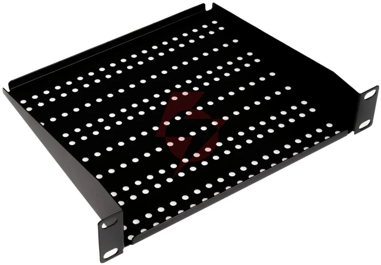 Półka do szafy rack 10" 1u 200mm z otworowaniem (add-rack10-1pu1)
