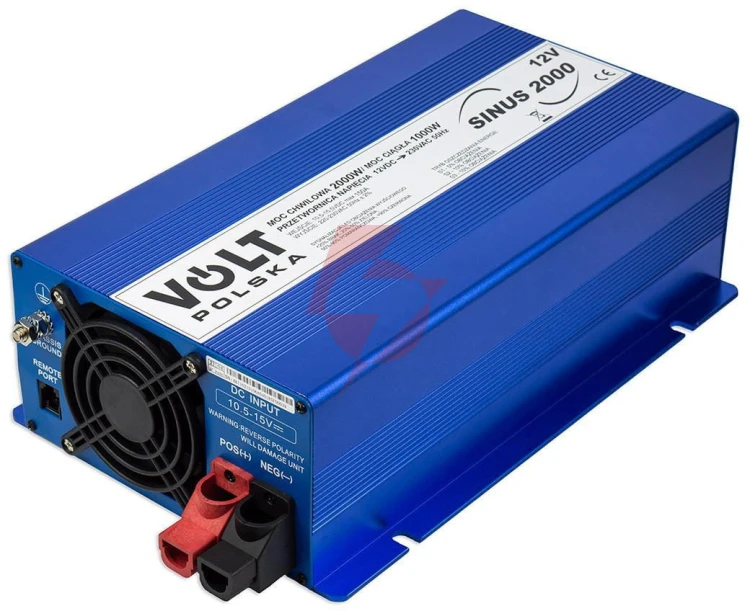 Przetwornica volt polska sinus eco 2000 12v / 230v 1000/2000w
