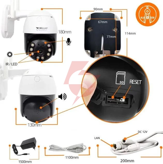 Kamera ip orllo z20 4k wifi