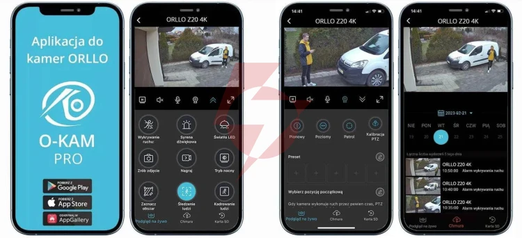 Kamera ip orllo z20 4k wifi
