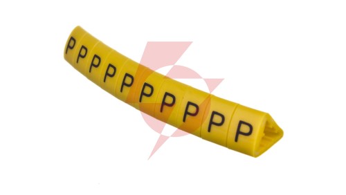 Oznacznik przewodów OZ-2/P żółty E04ZP-01020402800 /100szt./
