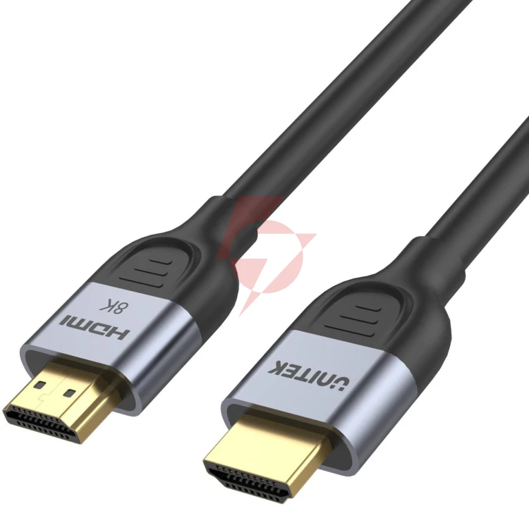 Kabel hdmi unitek 2.1 8k 60hz, czarny, 1m