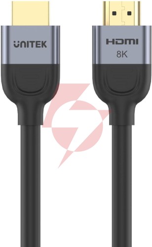Kabel hdmi unitek 2.1 8k 60hz, czarny, 3m