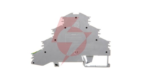Złączka szynowa 4-piętrowa 4mm2 L1 L2 L3 PE szara 281-530