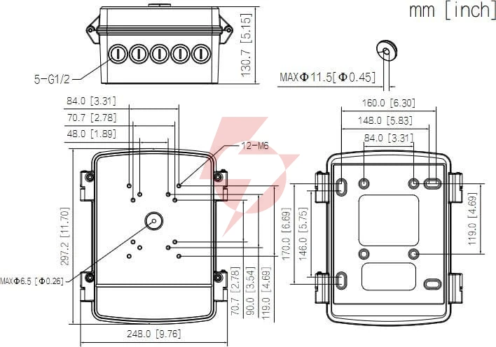 Adapter  dahua pfa6400s-b