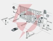 Zestaw bft virgo smart bt b20 kit do bram dwuskrzydłowych