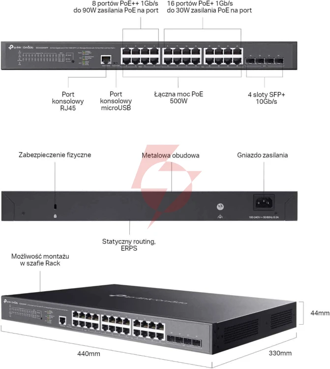 Switch tp-link tl-sg3428xmpp