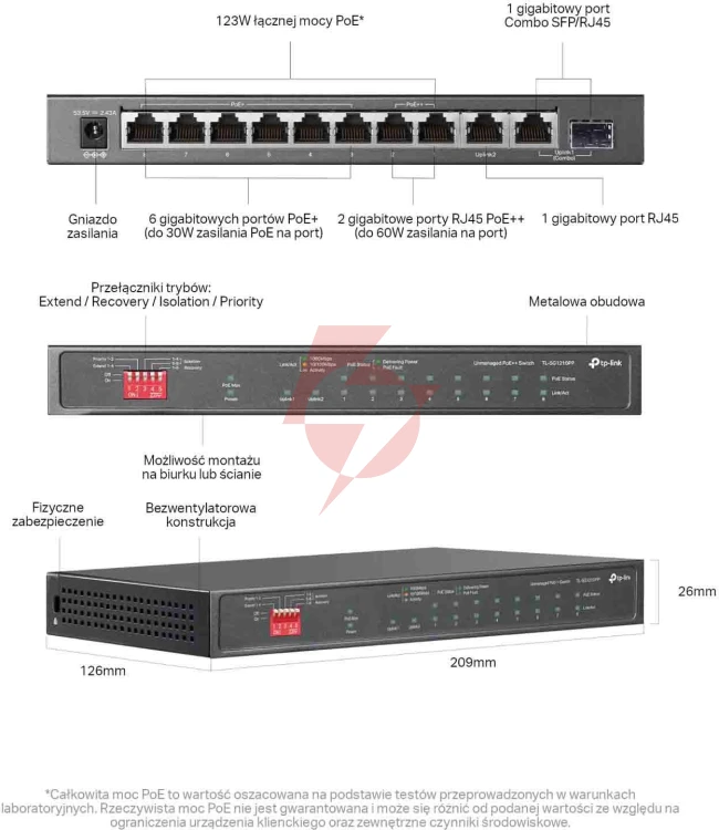 Switch tp-link tl-sg1210pp