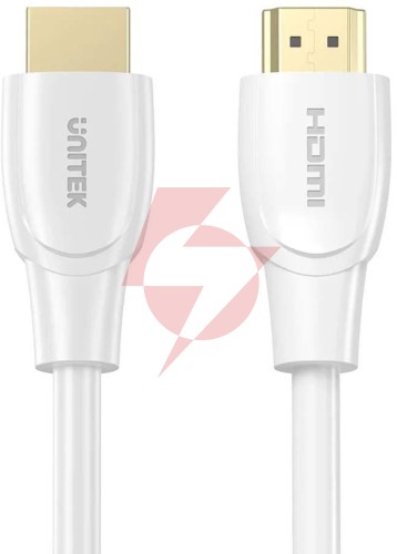 Kabel hdmi unitek 2.0 4k biały 0,5m