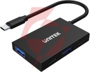 Unitek hub usb-c 10gbps 2x usb-a 2x usb-c