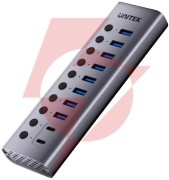 Unitek hub usb c/usb a 10w1 5gbps z włącznikami portów