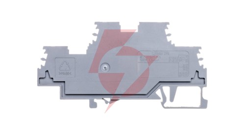 Złączka szynowa 2-piętrowa 1,5mm2 szara 279-501