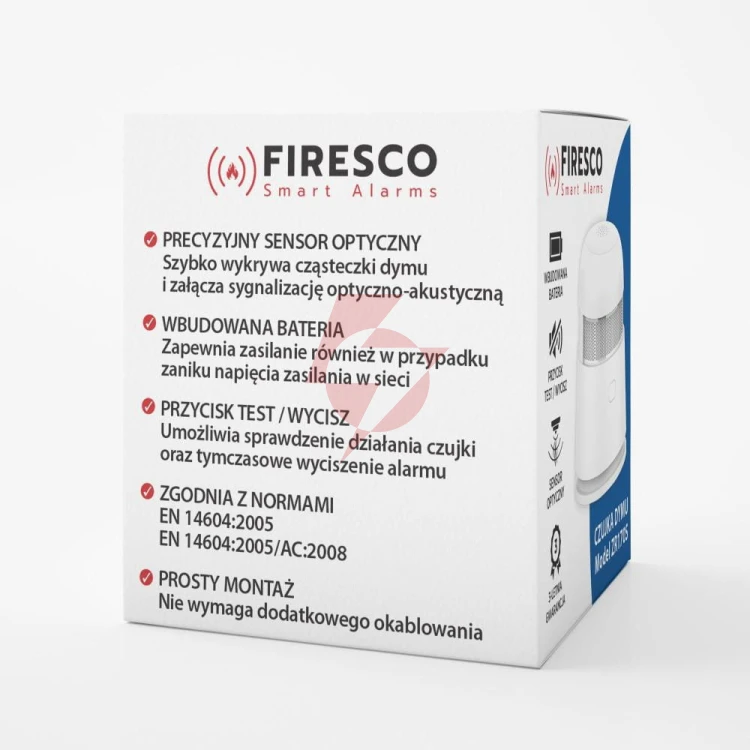 Czujnik dymu firesco zr170s