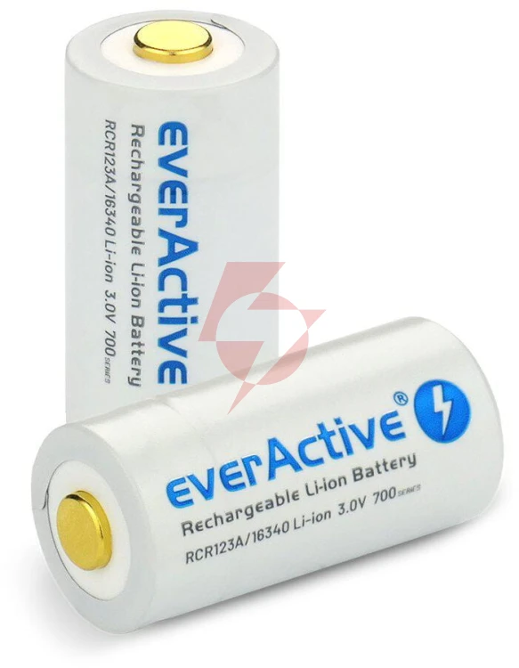 Akumulatorek 16340 / r-cr123 3v everactive 700mah (1 szt.) z zabezpieczeniem